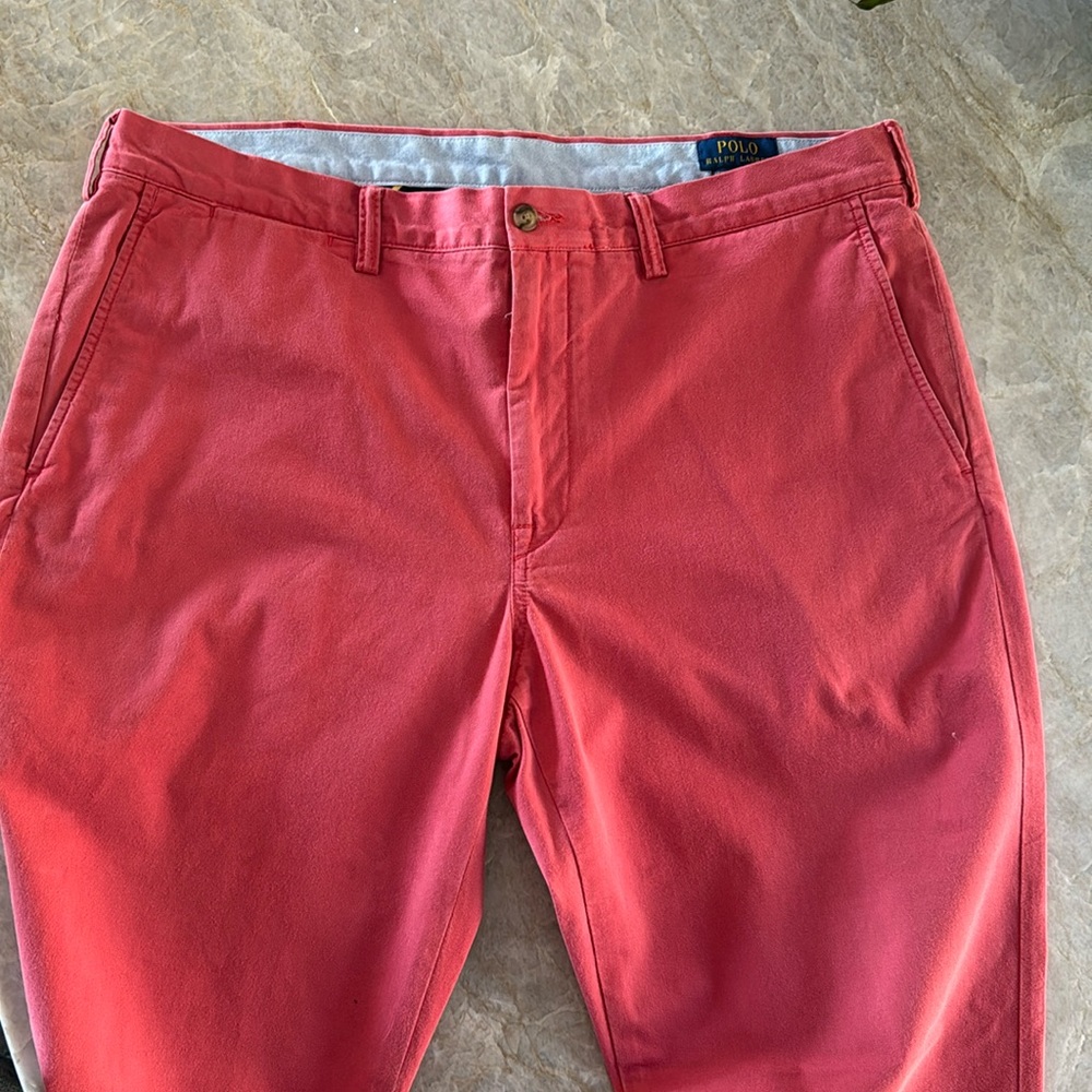 Polo Ralph Lauren Salmon Pink Dress Pant 38x32